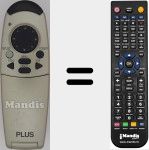 Ersatzfernbedienung f&uuml;r U3-800R