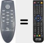 Ersatzfernbedienung für 361041100