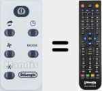 Ersatzfernbedienung für 5512410071