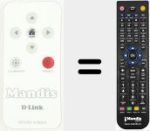 Ersatzfernbedienung f&uuml;r DCS-5211L (DCS-5222L)