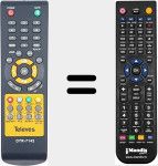 Replacement remote control for DTR-7142