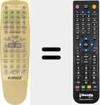 Replacement remote control for EMAX001
