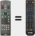Replacement remote control for REMCON1006