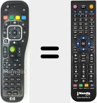 Replacement remote control for TSGH-IR01 (RC HX 0002 G-IR 01)