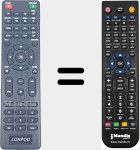 Replacement remote control for REMCON1944