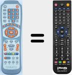 Replacement remote control for REMCON1945