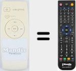 Replacement remote control for TravelDock (REMCON2083)