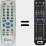 Replacement remote control for ROC001