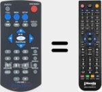 Replacement remote control for SUPER001