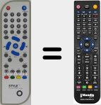 Ersatzfernbedienung f&uuml;r Style001