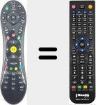Replacement remote control for TIVO001