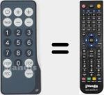 Replacement remote control for Technaxx001