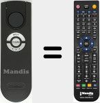 Ersatzfernbedienung f&uuml;r IRO001