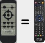 Replacement remote control for RCB-172