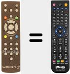Replacement remote control for REMCON1049