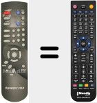 Replacement remote control for REMCON803
