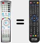 Replacement remote control for REMCON659