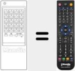 Replacement remote control for REMCON713