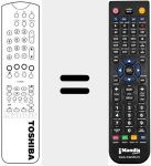 Replacement remote control for CT-9763 (23306069)