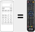 Replacement remote control for REMCON373