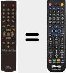 Replacement remote control for REMCON163