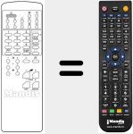 Replacement remote control for REMCON654