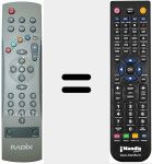 Ersatzfernbedienung f&uuml;r REMCON1391