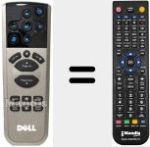 Ersatzfernbedienung für TSFM-IR01