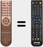 Replacement remote control for REMCON821