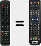 Replacement remote control for 24HL5309F