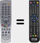 Replacement remote control for RS632