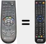 Ersatzfernbedienung f&uuml;r REMCON1324