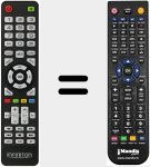 Replacement remote control for INTV-1963