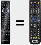 Replacement remote control for REMCON091