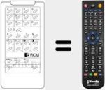 Ersatzfernbedienung für REMCON1179