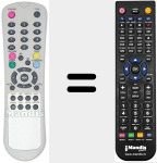 Replacement remote control for REMCON552