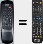 Replacement remote control for KK-Y80