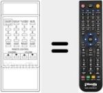 Replacement remote control for REMCON251
