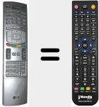 Replacement remote control for 6710V00151E