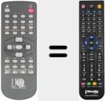 Replacement remote control for REMCON796
