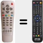 Ersatzfernbedienung für REMCON641