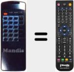 Replacement remote control for REMCON957