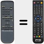 Replacement remote control for REMCON149