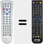 Replacement remote control for REMCON1076