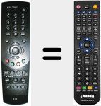 Ersatzfernbedienung f&uuml;r R-105