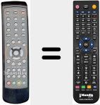 Replacement remote control for RC40