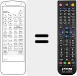 Replacement remote control for RC R