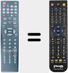 Ersatzfernbedienung f&uuml;r RC00119P