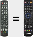 Replacement remote control for RC00195P