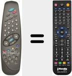 Replacement remote control for RC1040